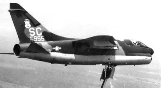 157th Tactical Fighter Squadron A-7D Corsair II 73-0995
