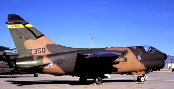 149th Tactical Fighter Squadron A-7D Corsair II 71-0350