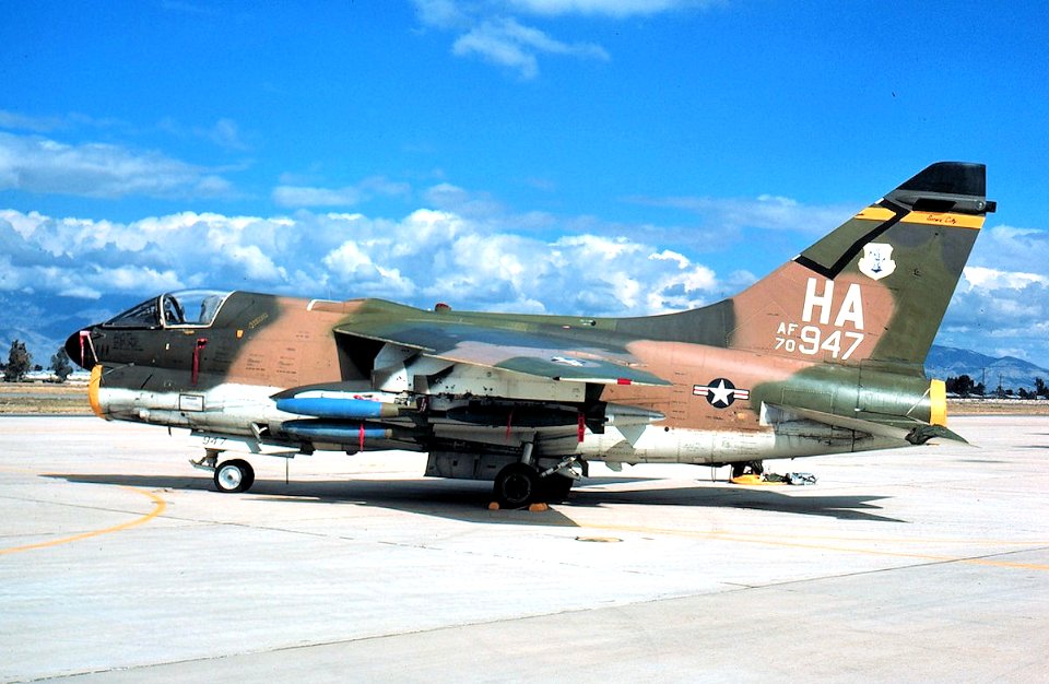 174th Tactical Fighter Squadron A-7D Corsair II 70-0947