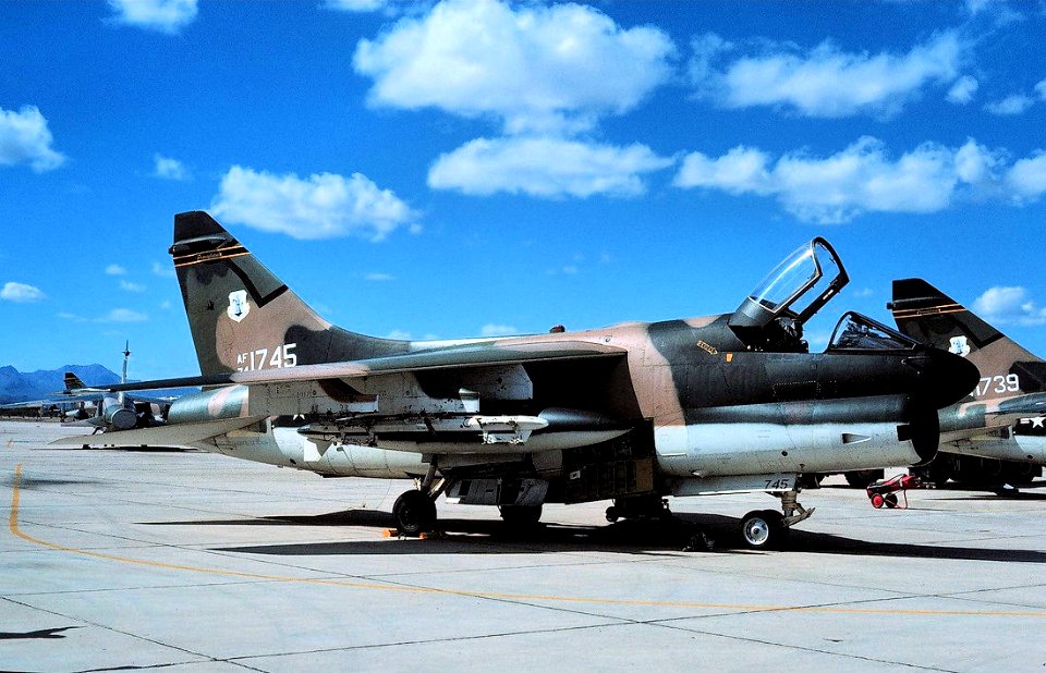 146th Tactical Fighter Squadron A-7D Corsair II 74-1745 2