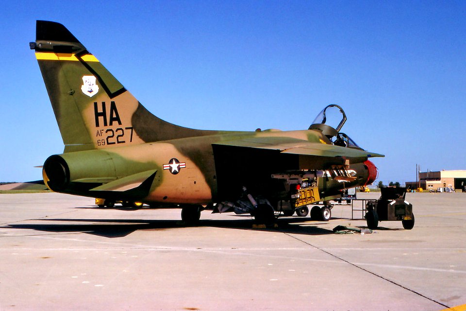 174th Tactical Fighter Squadron A-7D Corsair II 69-6227