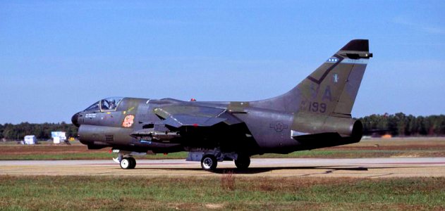 149th Tactical Fighter Squadron A-7D Corsair II 69-6199