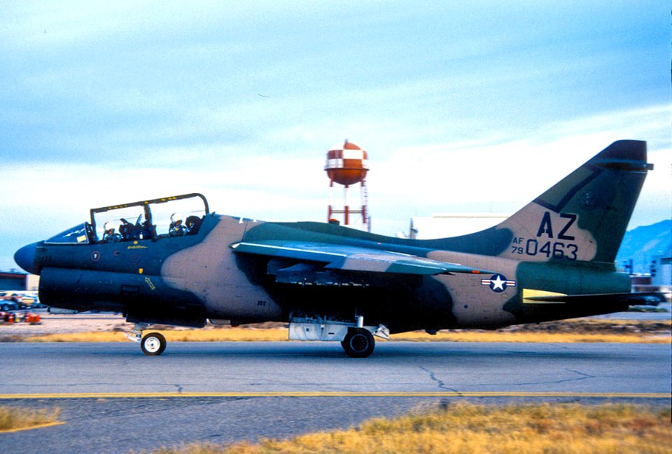 152d Tactical Fighter Squadron A-7K Corsair II 79-0463