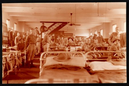 Squad Room, Marine Barracks, Washington, D.C. LCCN93516259