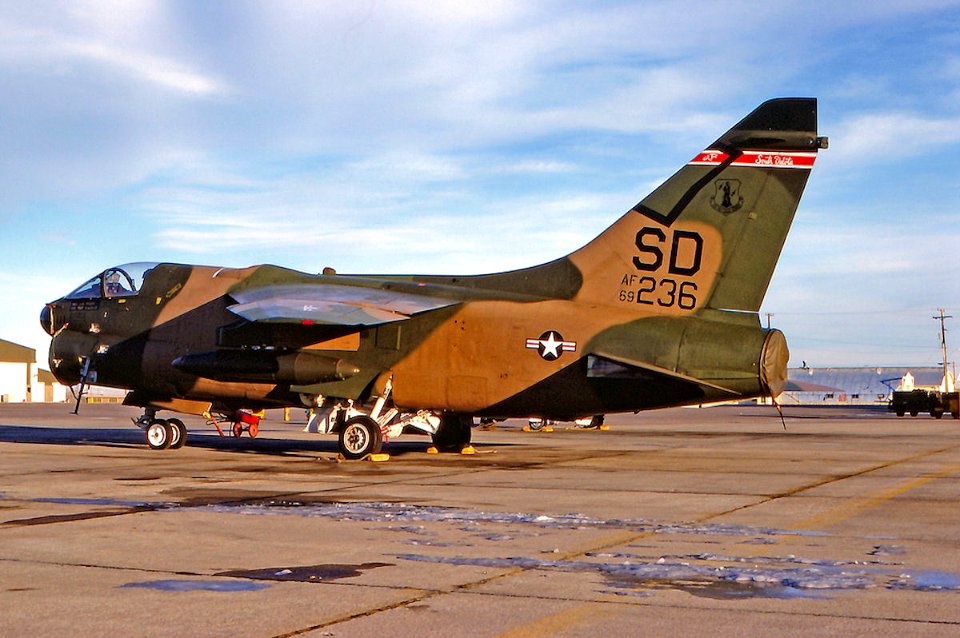 175th Tactical Fighter Squadron A-7D Corsair II 69-6236
