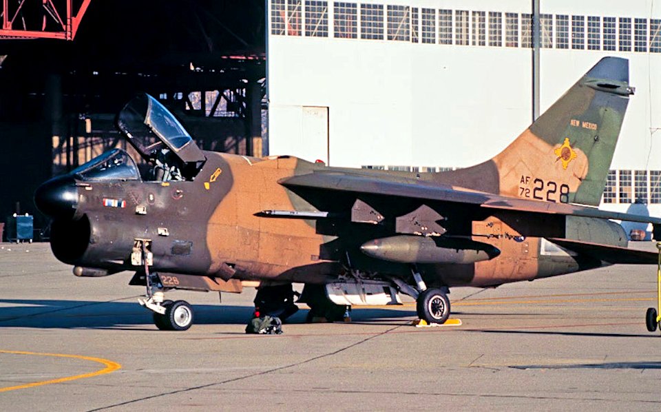 188th Tactical Fighter Squadron A-7D Corsair II 72-0228