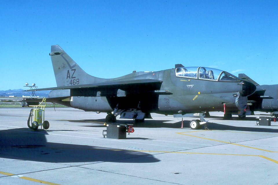 152d Tactical Fighter Squadron A-7K Corsair II 79-0468