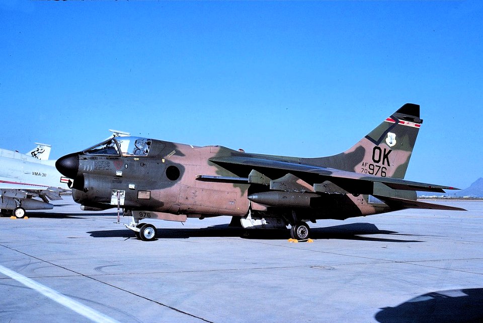 125th Tactical Fighter Squadron A-7D Corsair II 70-0976 2