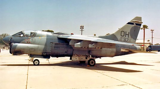 166th Tactical Fighter Squadron A-7D Corsair II 71-0317