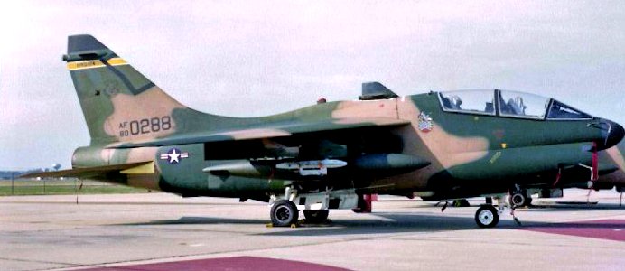 149th Tactical Fighter Squadron A-7K Corsair II 80-0288