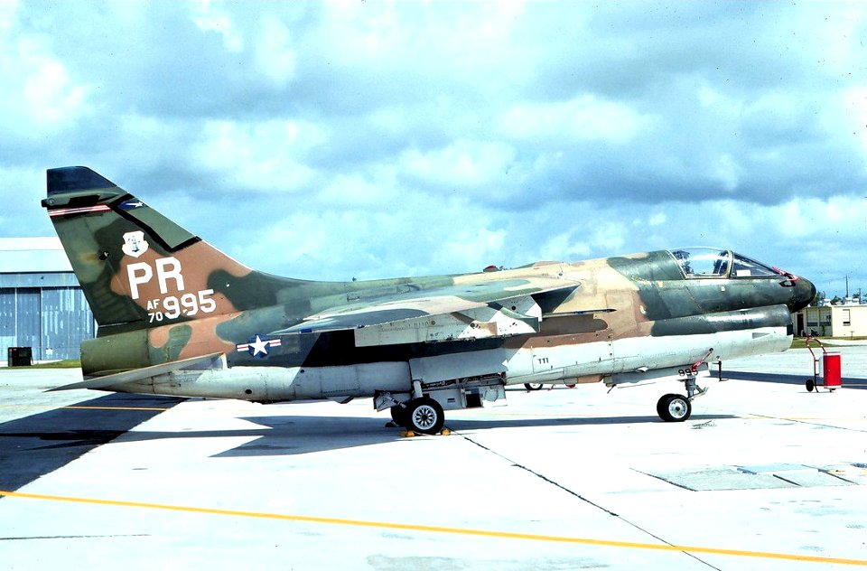 198th Tactical Fighter Squadron A-7D Corsair II 70-0995