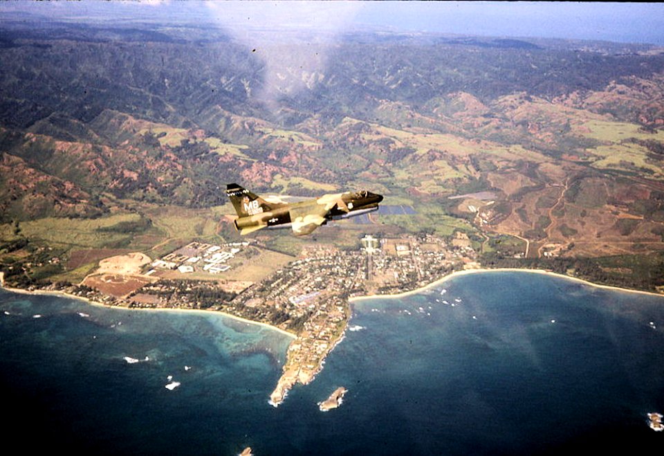 356th Tactical Fighter Squadron - A-7D Corsair II over Hawaii