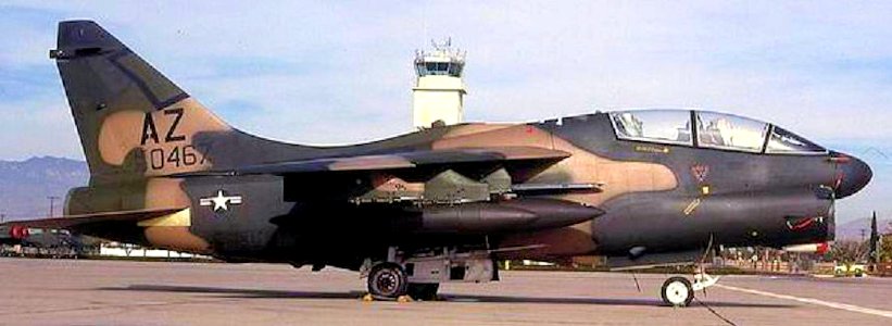 195th Tactical Fighter Training Squadron A-7K Corsair II 79-0467