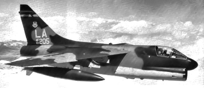310th Tactical Fighter Training Squadron A-7D Corsair II 69-6205