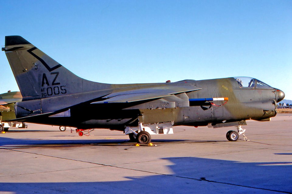 152d Tactical Fighter Squadron A-7D Corsair 70-1005