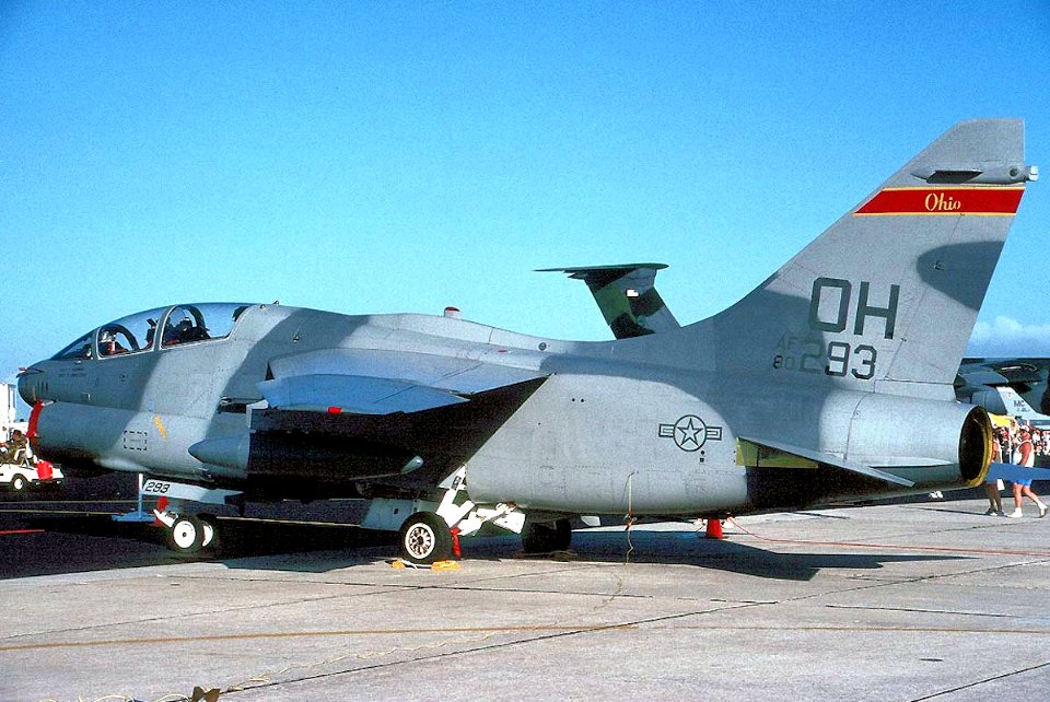 162d Tactical Fighter Squadron A-7K Corsair II 80-0293 2