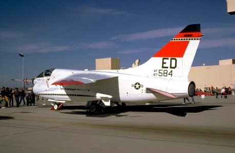 445th Flight Test Squadron YA-7D 67-14584 - Side