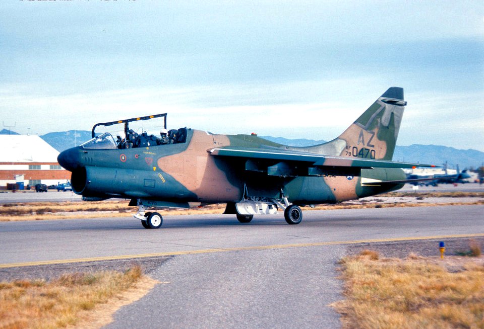 152d Tactical Fighter Squadron A-7K Corsair II 79-0470
