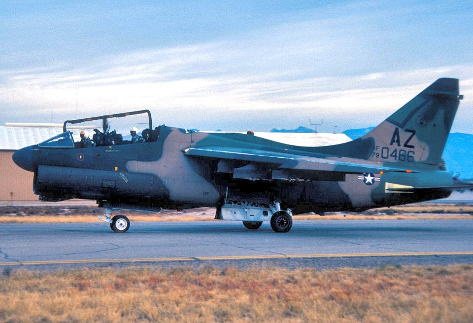 152d Tactical Fighter Squadron A-7K Corsair II 79-0466
