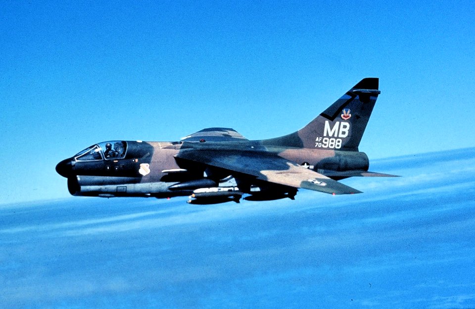 355th Tactical Fighter Squadron A-7D Corsir II 70-0988