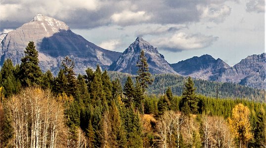 Square Peak and Rainbow Peak
