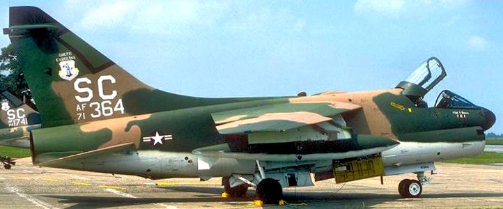 157th Tactical Fighter Squadron A-7D Corsair II 71-0364 2