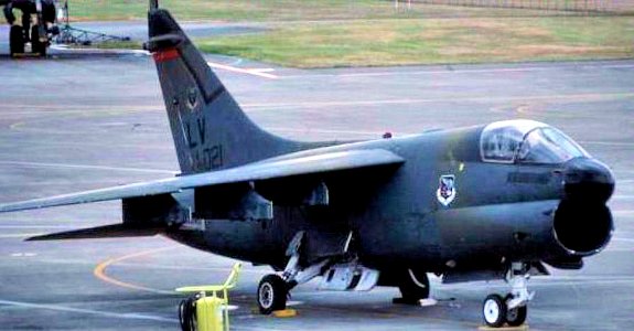 4451st Tactical Squadron A-7D Corsair II 70-1021