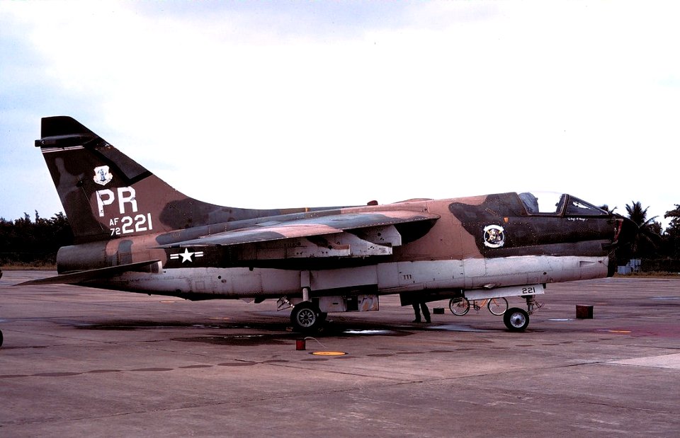 198th Tactical Fighter Squadron A-7D Corsair II 72-0221