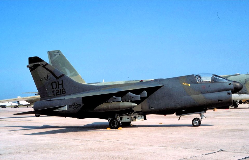 166th Tactical Fighter Squadron A-7D Corsair II 72-0216