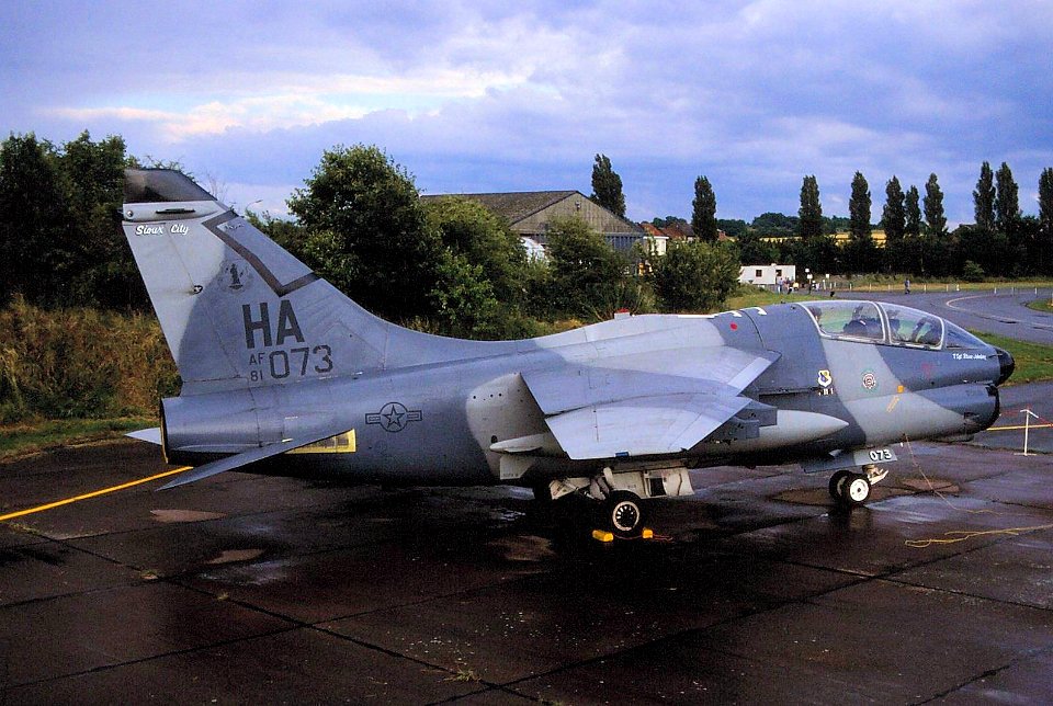 174th Tactical Fighter Squadron A-7K Corsair II 81-0073