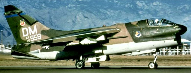 354th Tactical Fighter Squadron A-7D Corsair II 70-0958