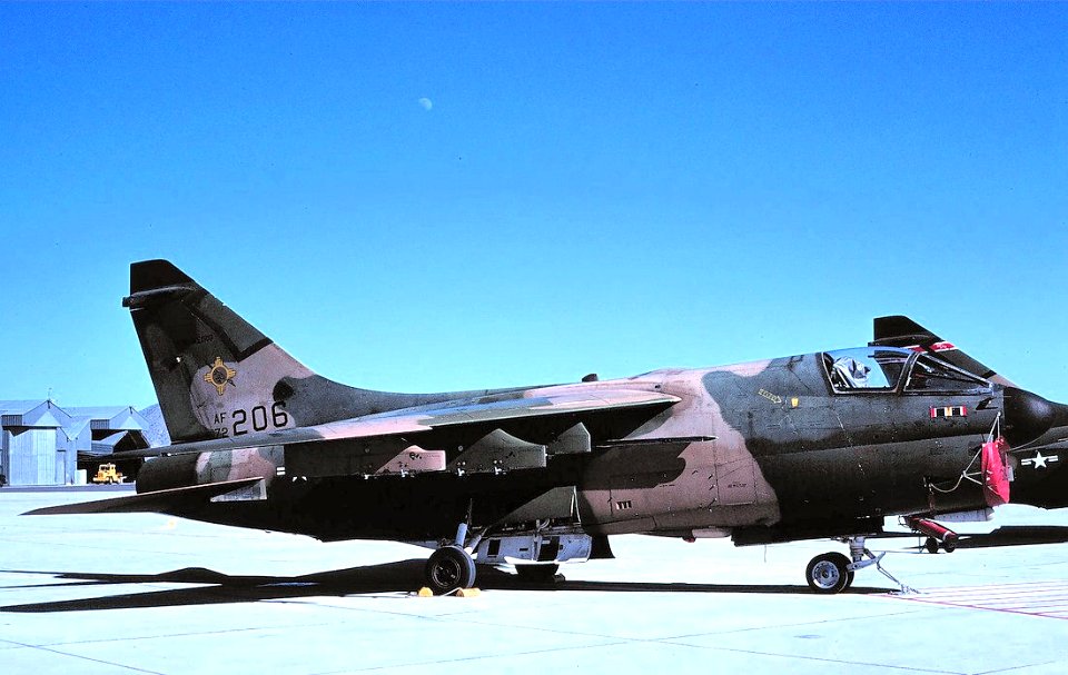 188th Tactical Fighter Squadron A-7D Corsair II 72-0206