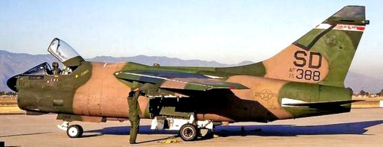 125th Tactical Fighter Squadron A-7D Corsir II 75-0388
