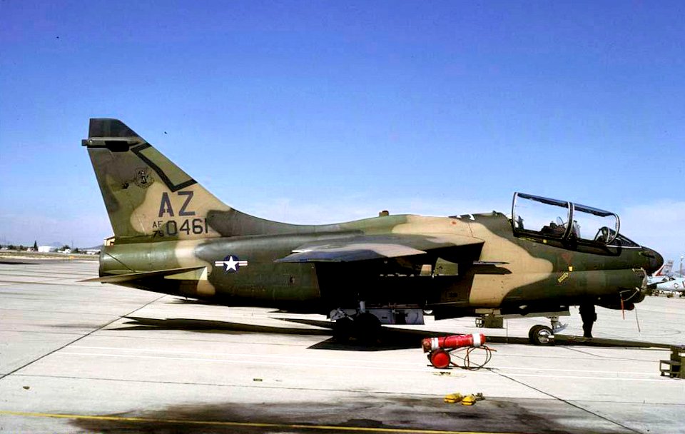 195th Tactical Fighter Training Squadron A-7K Corsair II 79-0461