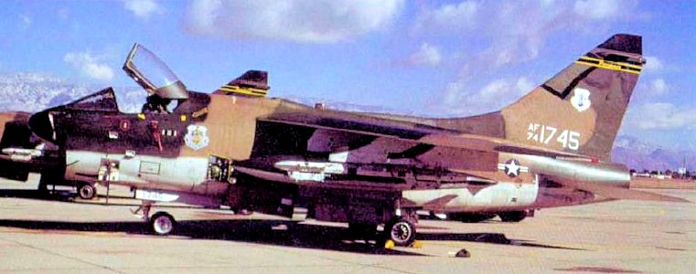 146th Tactical Fighter Squadron A-7D Corsair II 74-1745