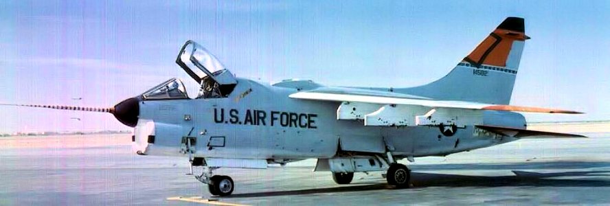 445th Flight Test Squadron YA-7D Corsair II 67-14582 (LF View)
