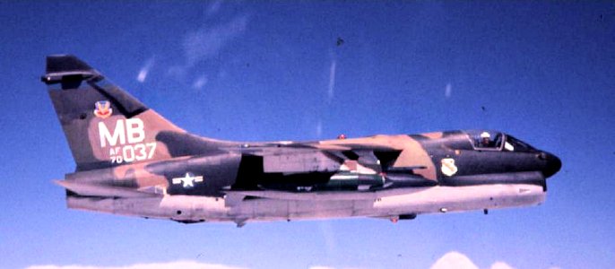 355th Tactical Fighter Squadron A-7D Corsair II 70-1037