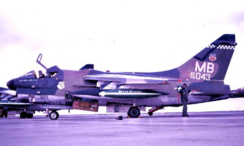 356th Tactical Fighter Squadron - A-7D Corsair II 70-1043
