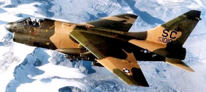 157th Tactical Fighter Squadron A-7D Corsair II 73-1010