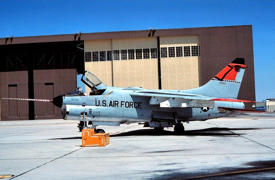 445th Flight Test Squadron YA-7D Corsair II 67-14582 (Side View)