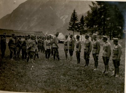Sr.Kaiserl.Hoheit Erzh.Eugen in Raibl. (31-8.1917.) (BildID 15801664)