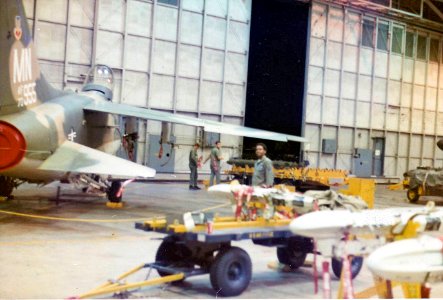 356th Tactical Fighter Squadron A-7D Corsair II 70-955 in Phase Hangar