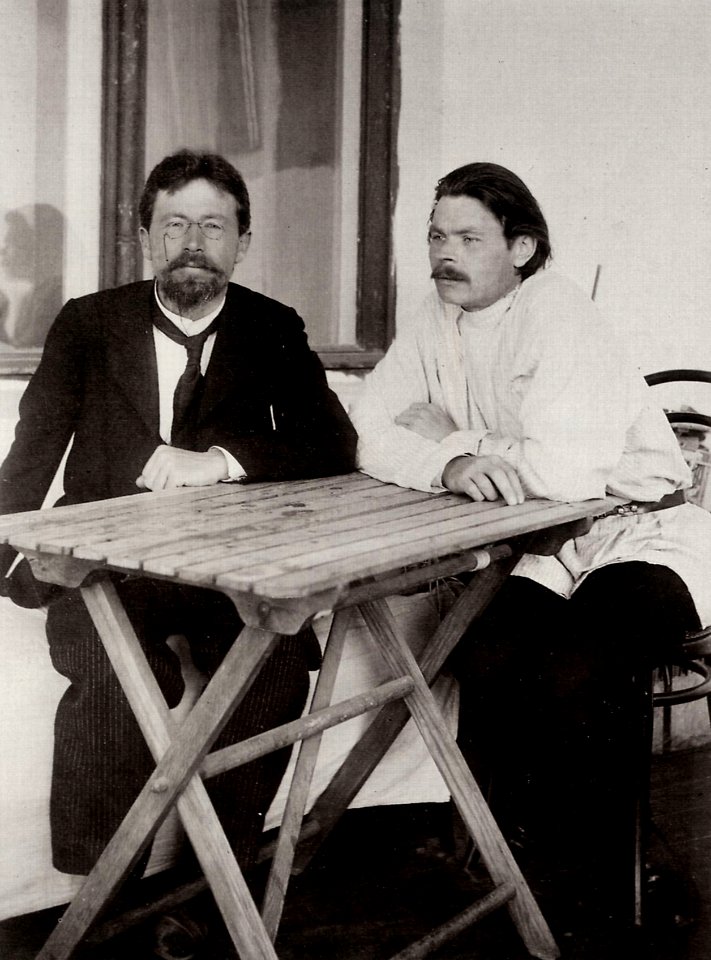 Sredin, Leonid Valentinovič - Anton Pavlovič Čechov und Maksim Gor'kij. Jalta (Zeno Fotografie)