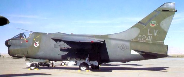 4451st Tactical Squadron A-7D Corsir II 69-6241 2