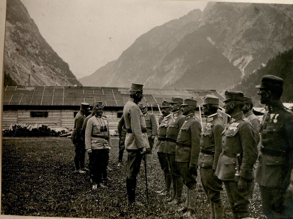 Sr.Kaiserl.Hoheit Erzh.Eugen in Raibl. (31-8.1917.) (BildID 15801657)