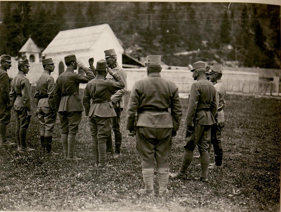 Sr.Kaiserl.Hoheit Erzh.Eugen in Raibl. (31-8.1917.) (BildID 15801629)