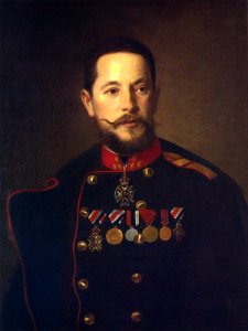 Srpski tabornik kapetan Milos S. Milojevic (1840-1897)