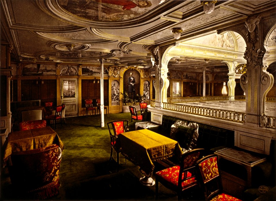 SS Kaiser Wilhelm II parlor