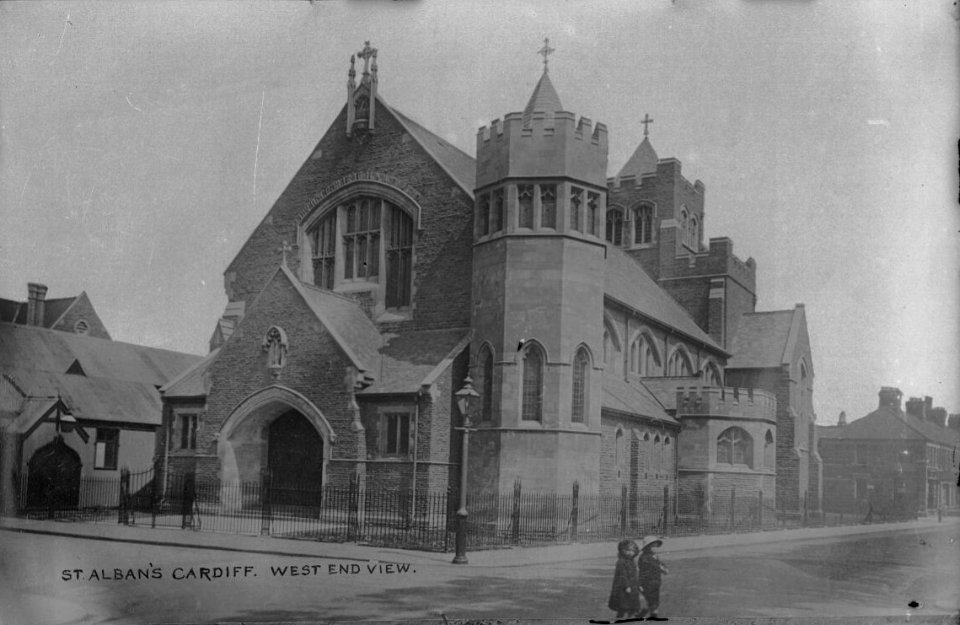 St Alban's Cardiff. West End View (4641157)