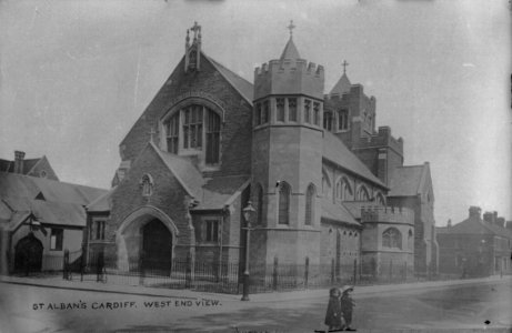 St Alban's Cardiff. West End View (4641157)